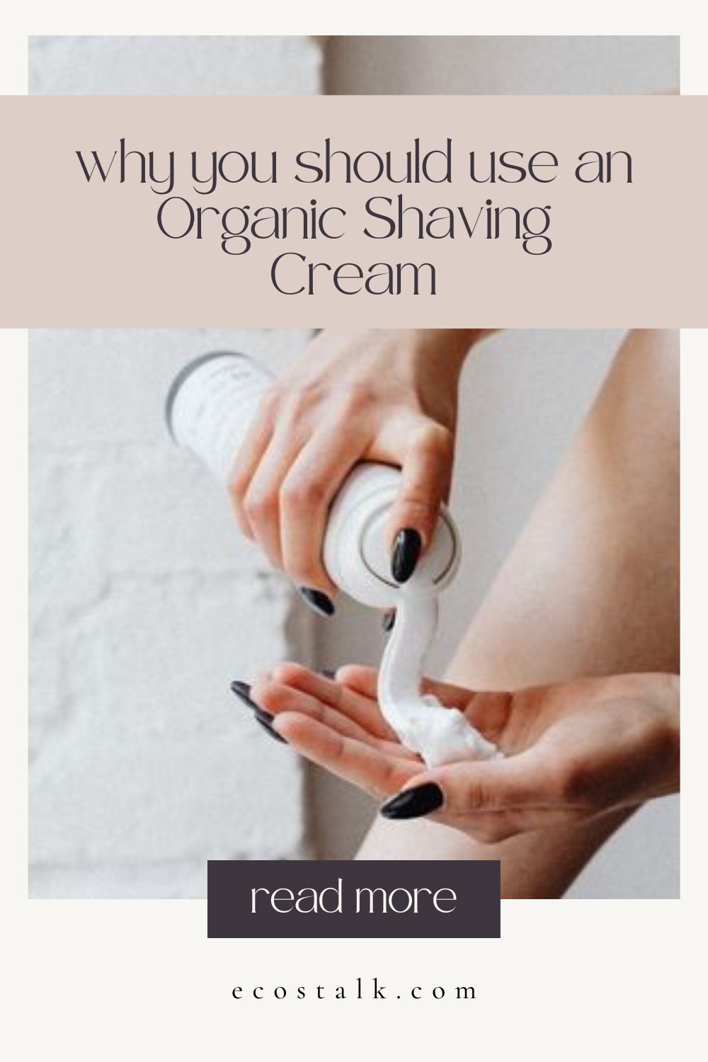 organic shaving cream pinterest